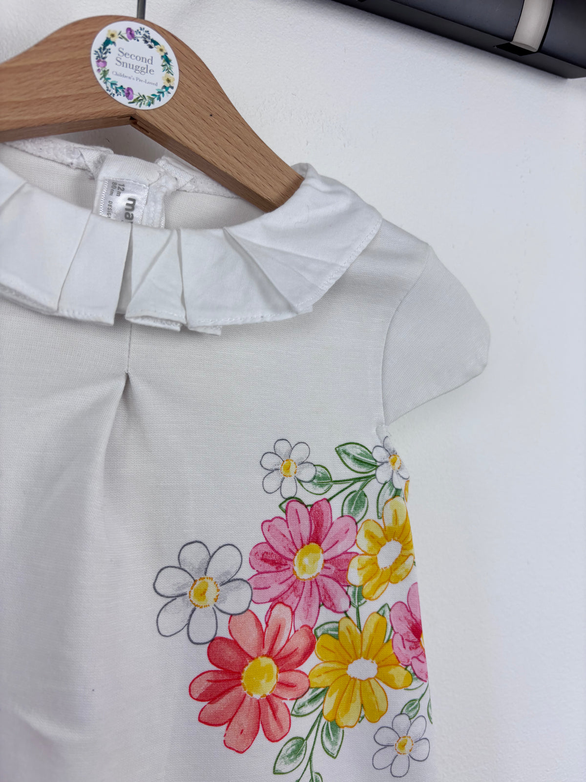 Mayoral Floral Dress 12 Months-Dresses-Second Snuggle Preloved