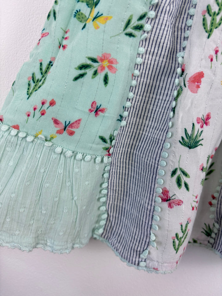Mantaray Cactus Patch Dress 9-12 Months-Dresses-Second Snuggle Preloved