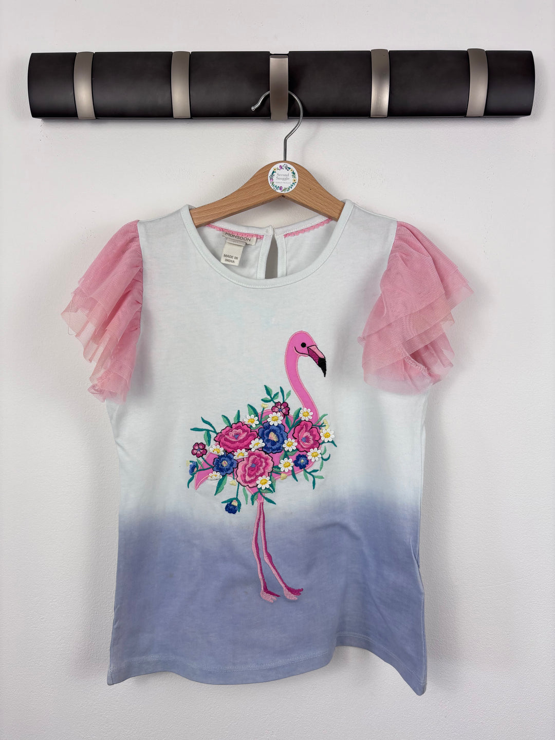 Monsoon Flamingo T-Shirt 7-8 Years