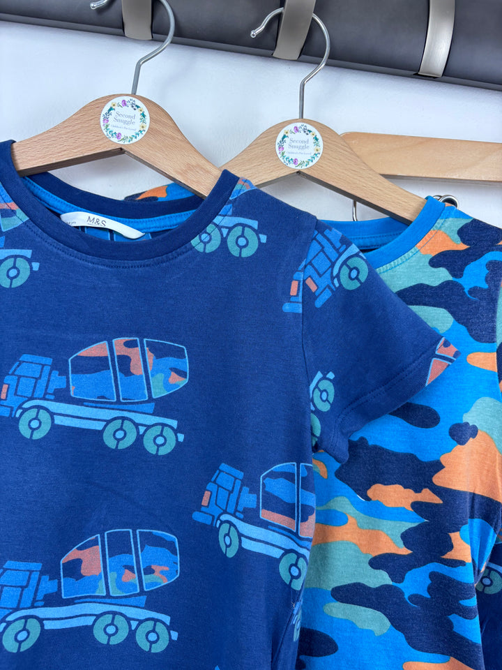 M&S Construction and Camo Pyjamas 3-4 Years
