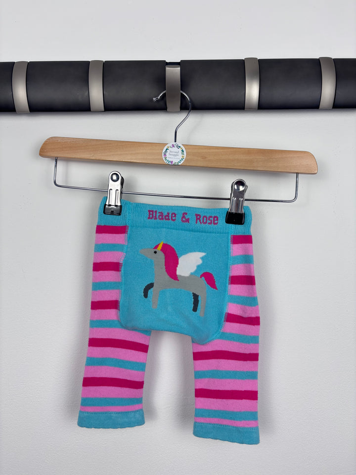 Blade & Rose Unicorn Leggings 0-6 Months-Leggings-Second Snuggle Preloved