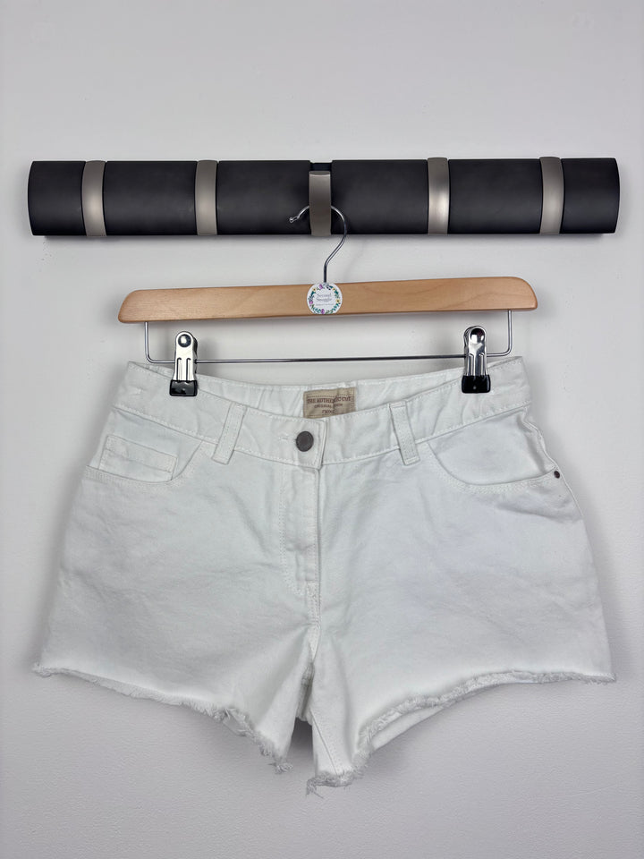 Next White Denim Shorts 13 Years-Shorts-Second Snuggle Preloved