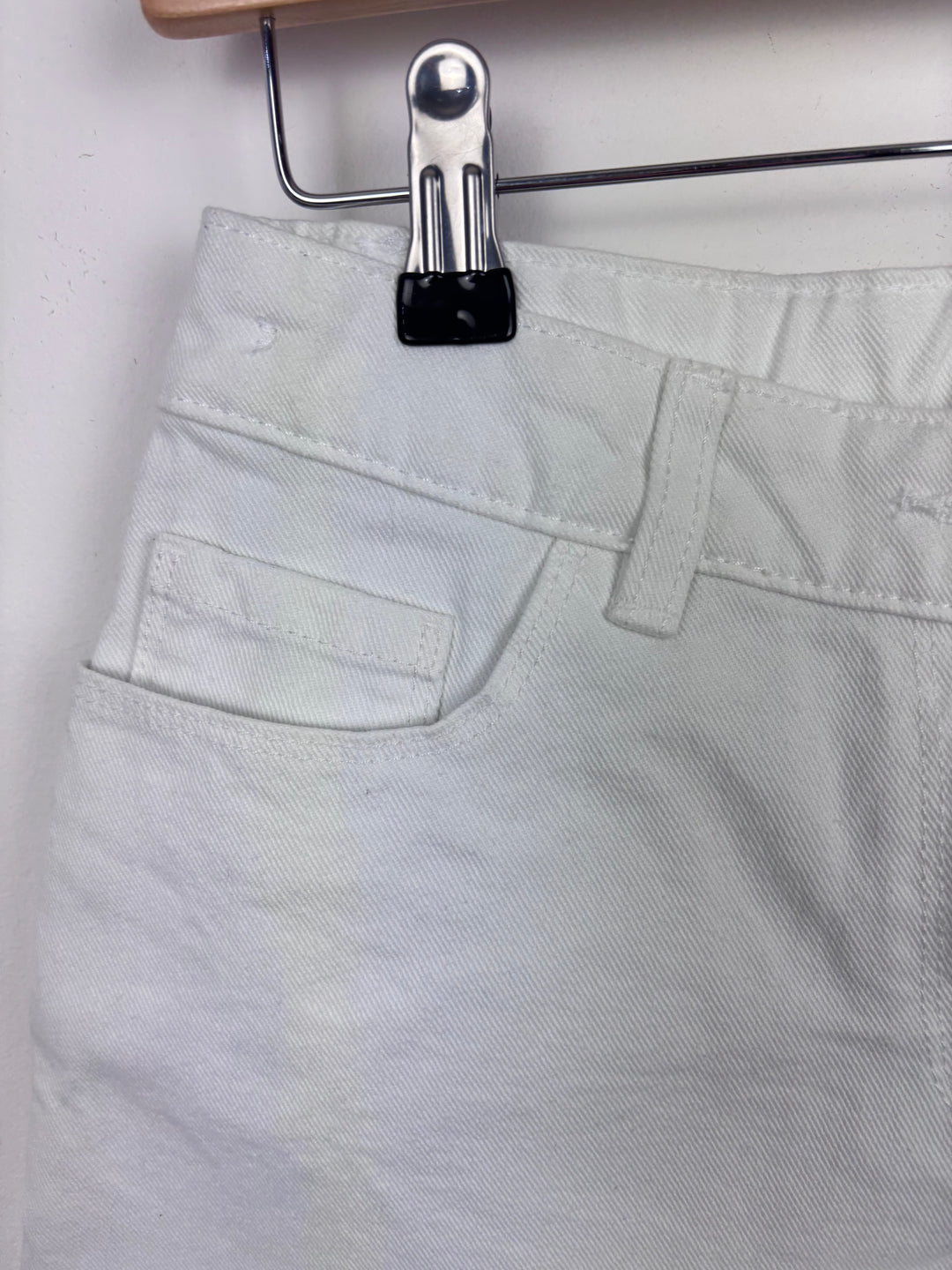 Next White Denim Shorts 13 Years-Shorts-Second Snuggle Preloved