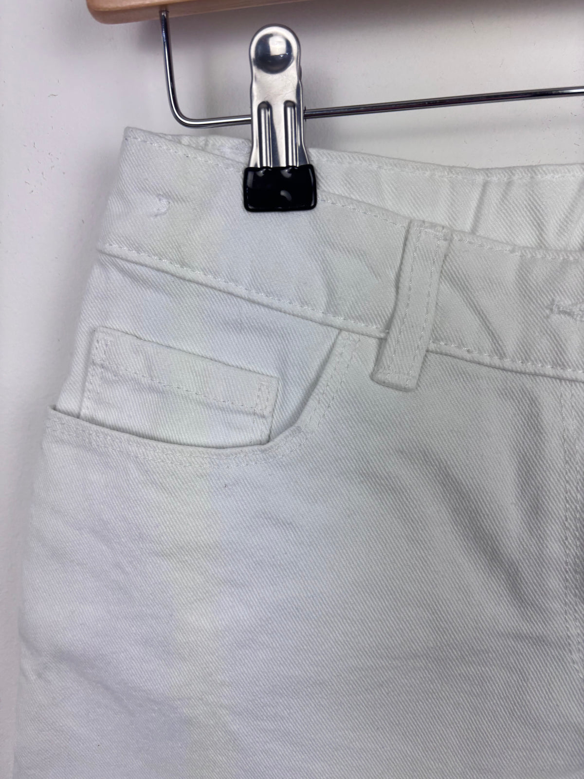 Next White Denim Shorts 13 Years-Shorts-Second Snuggle Preloved