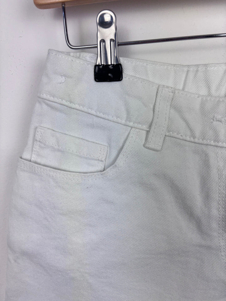 Next White Denim Shorts 13 Years-Shorts-Second Snuggle Preloved