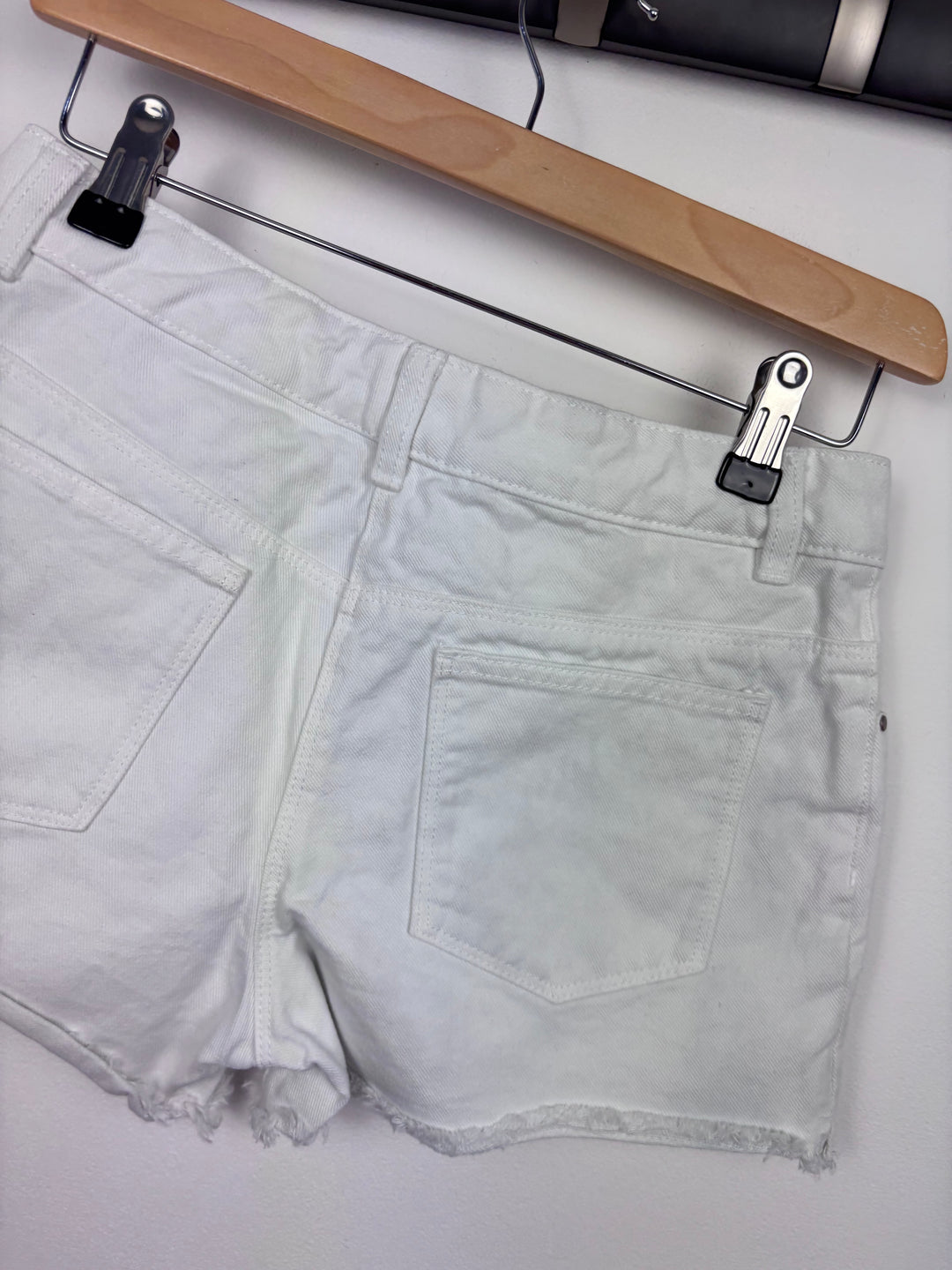 Next White Denim Shorts 13 Years-Shorts-Second Snuggle Preloved