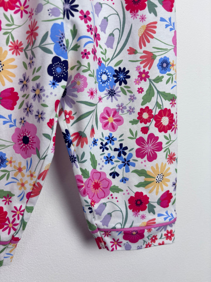 Nutmeg Floral Pyjamas 6-9 Months-Night Wear-Second Snuggle Preloved
