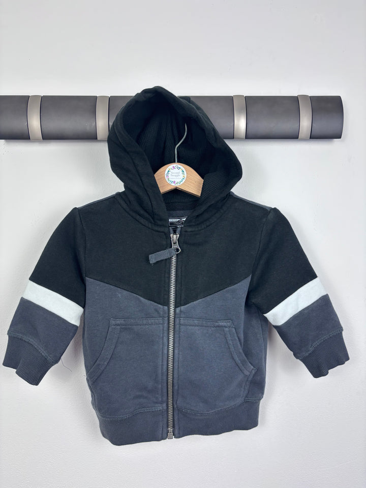 Next Colour Block Hoodie 6-9 Months-Hoodies-Second Snuggle Preloved