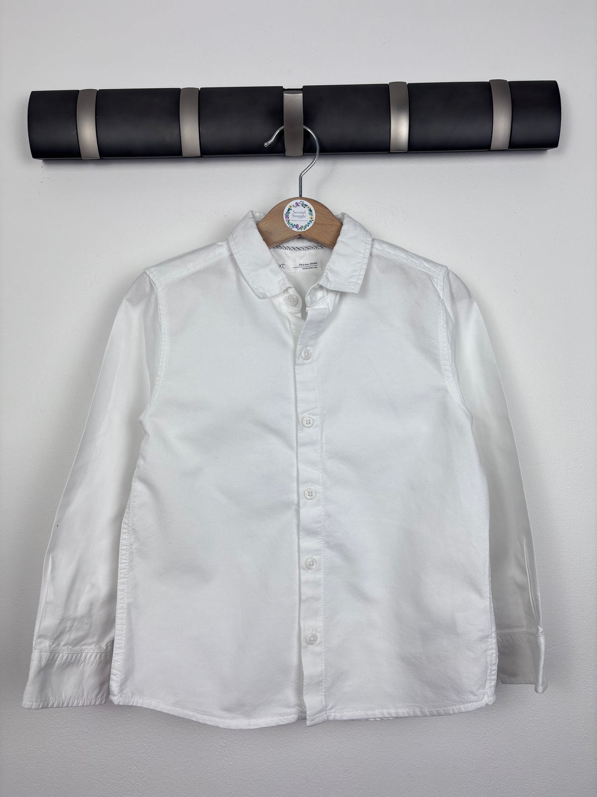 Next White Long Sleeve Shirt 4-5 Years-Shirts-Second Snuggle Preloved