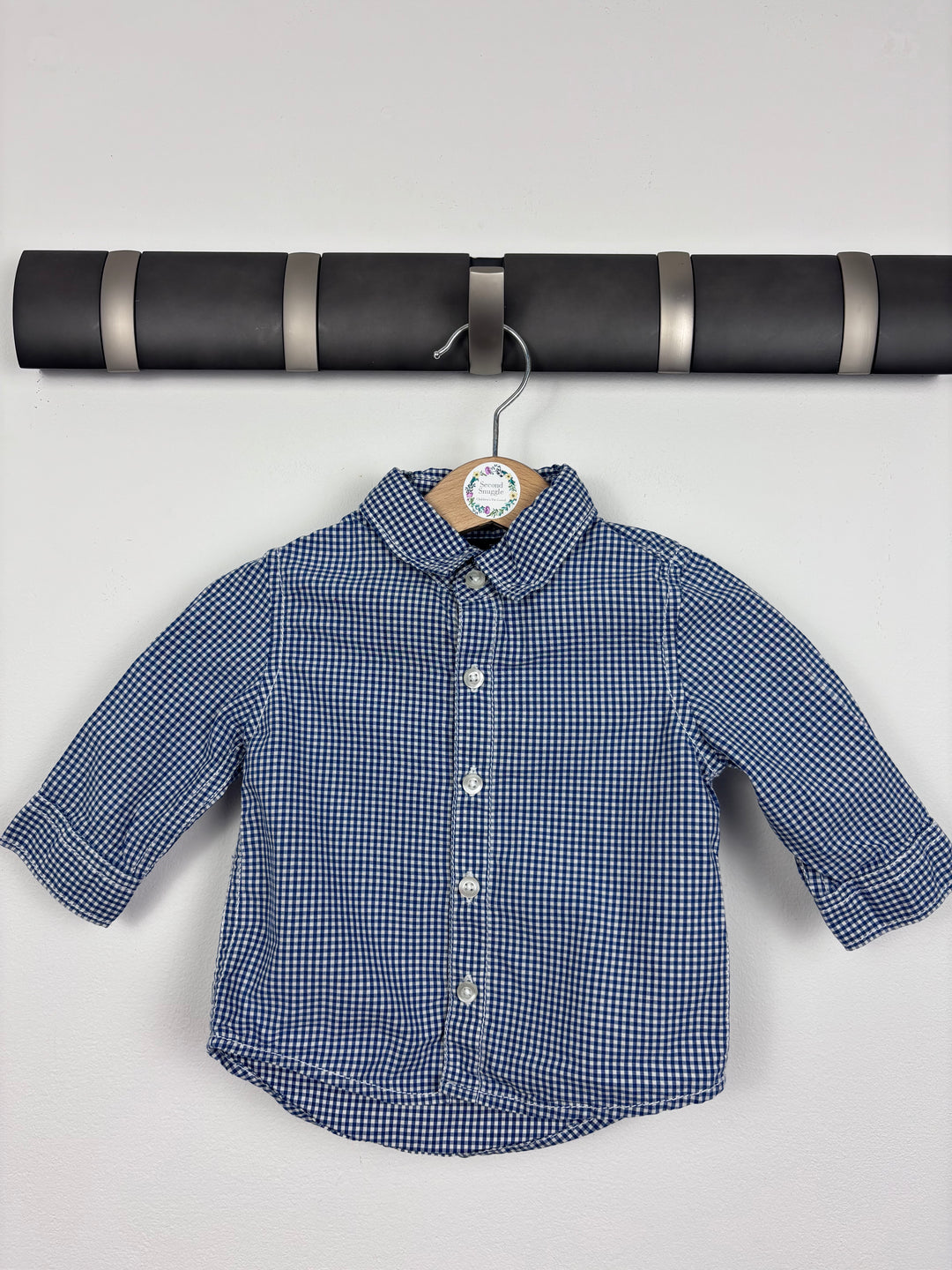 Next Gingham Shirt 3-6 Months-Shirts-Second Snuggle Preloved