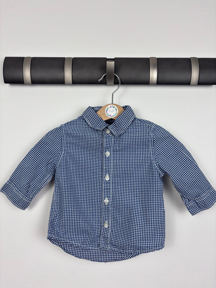 Next Gingham Shirt 3-6 Months-Shirts-Second Snuggle Preloved
