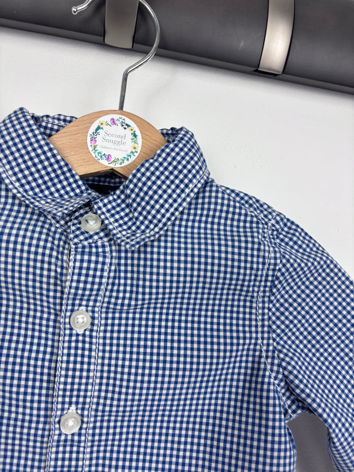 Next Gingham Shirt 3-6 Months-Shirts-Second Snuggle Preloved