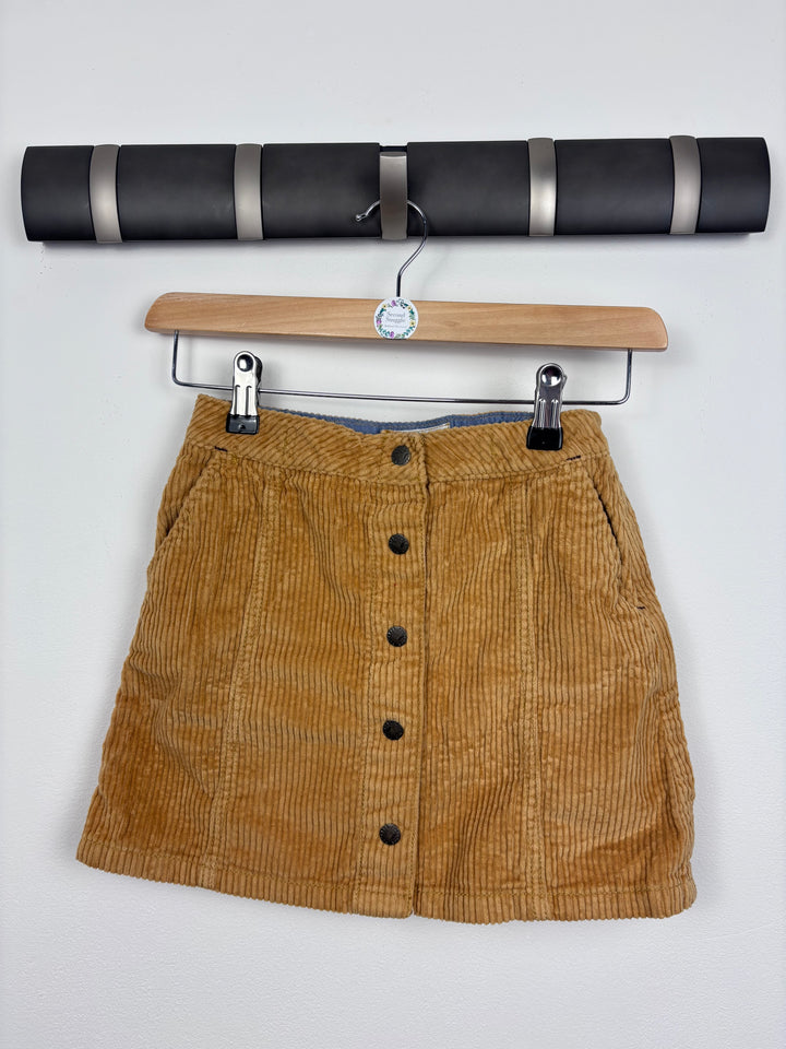 Fat Face Mustard Cord Skirt 8-9 Years-Skirts-Second Snuggle Preloved