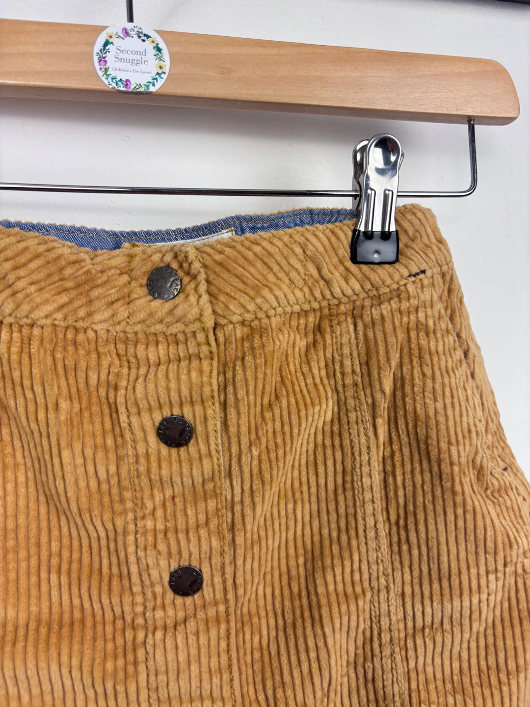 Fat Face Mustard Cord Skirt 8-9 Years-Skirts-Second Snuggle Preloved