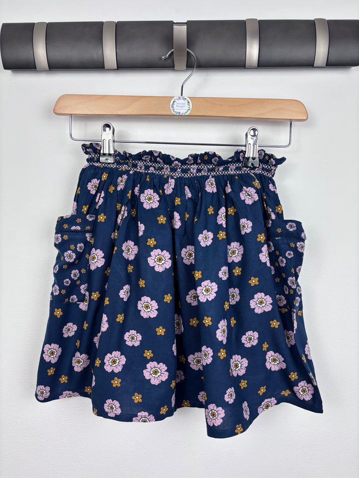 Fat Face Navy Floral Skirt 7–8 Years-Skirts-Second Snuggle Preloved