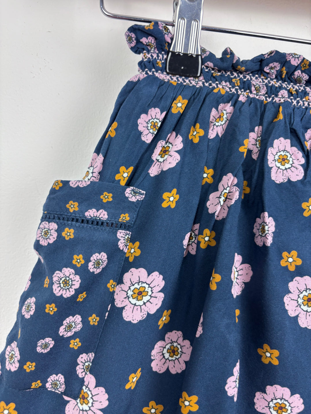 Fat Face Navy Floral Skirt 7–8 Years-Skirts-Second Snuggle Preloved