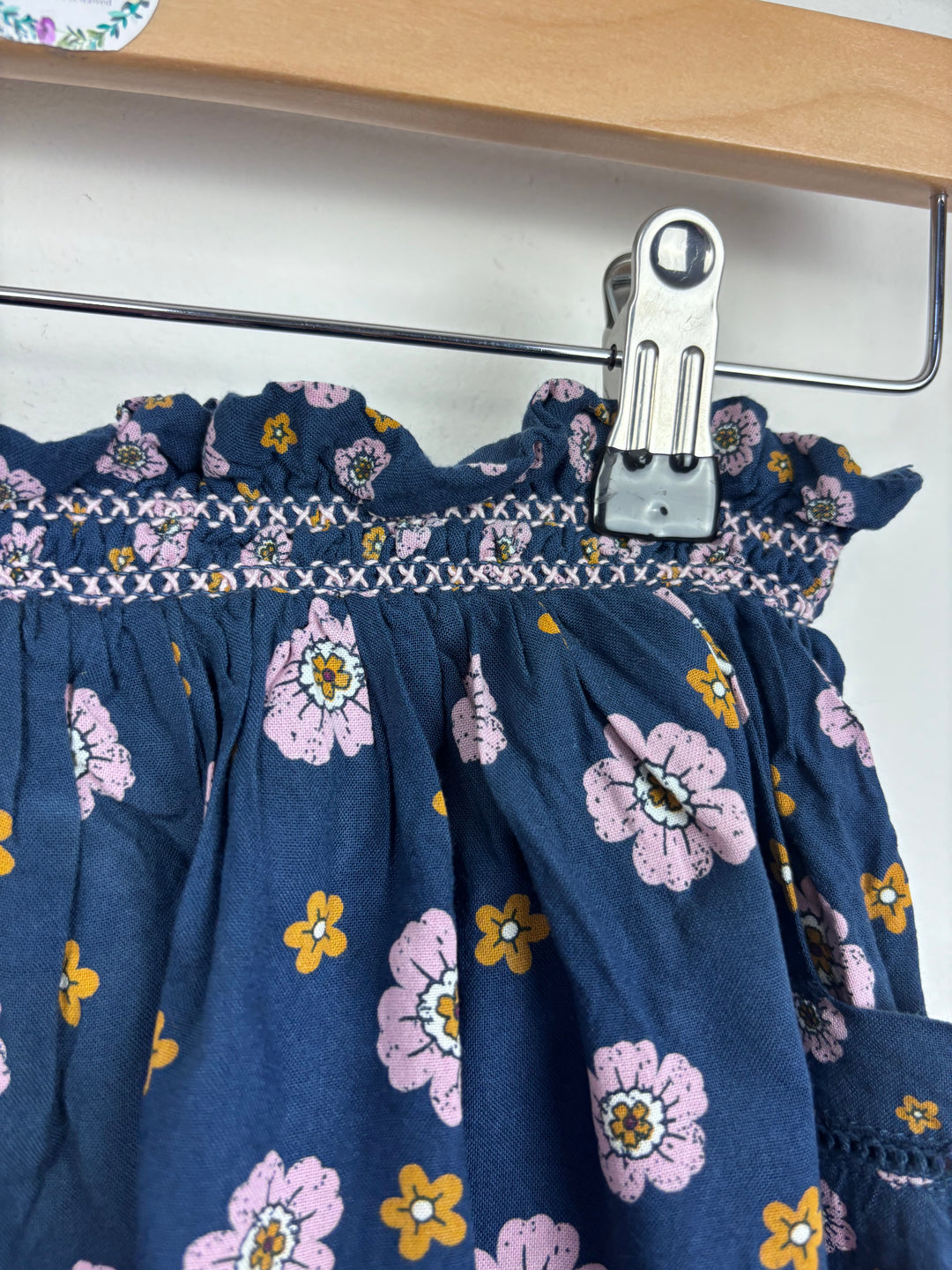 Fat Face Navy Floral Skirt 7–8 Years-Skirts-Second Snuggle Preloved