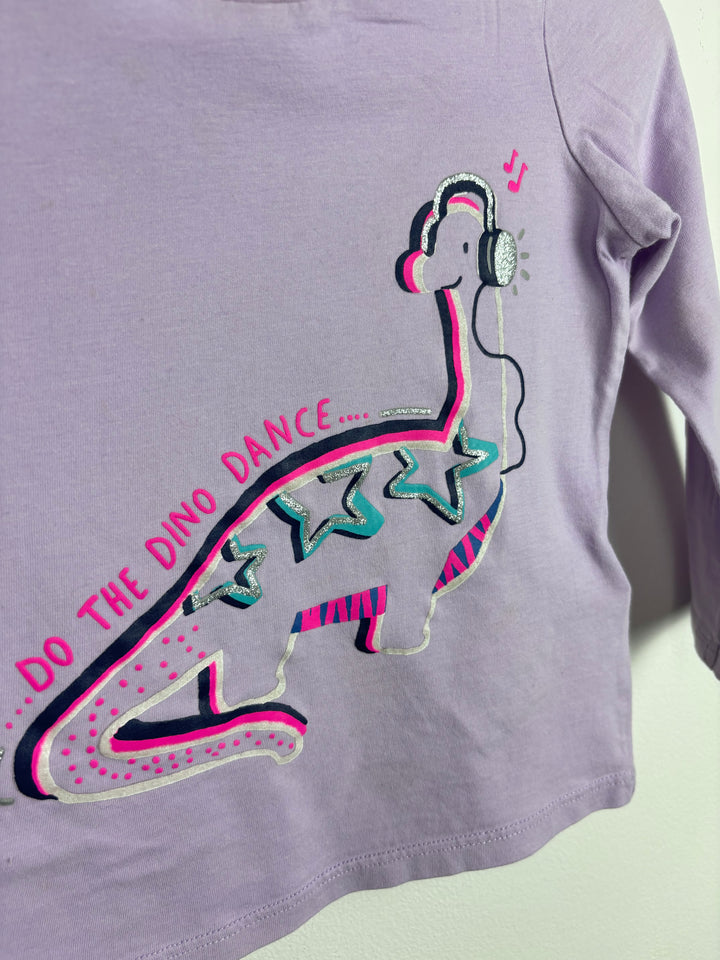 M&S Dino Long Sleeve Top 2-3 Years