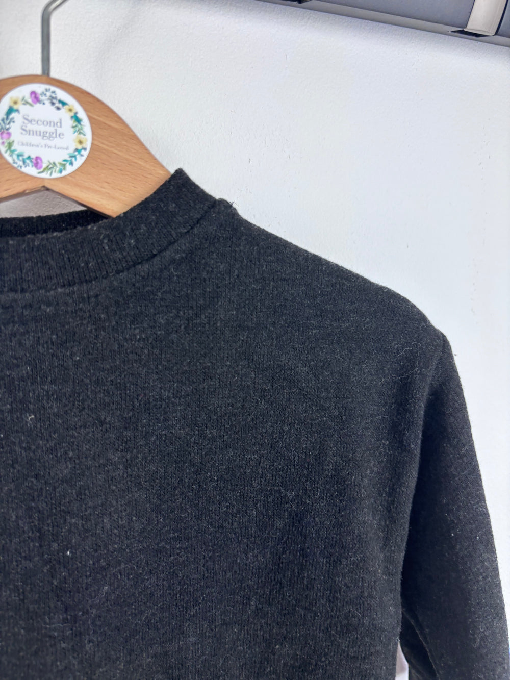 Zara Black Sweatshirt 3-6 Months-Jumpers-Second Snuggle Preloved