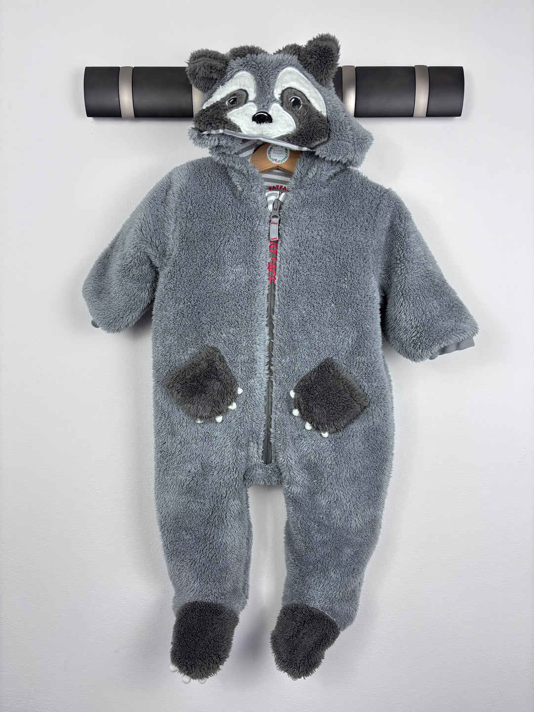 Fat Face Raccoon Pramsuit 6–9 Months