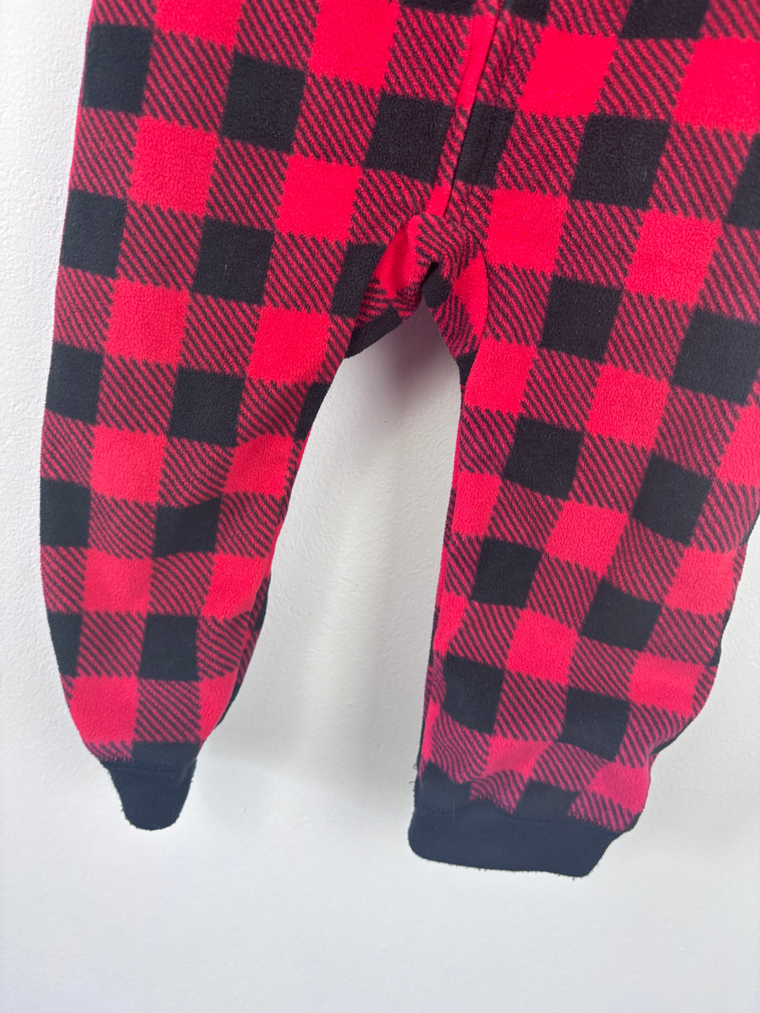 Carters Fleece Hooded Onesie 18 Months-All In One-Second Snuggle Preloved