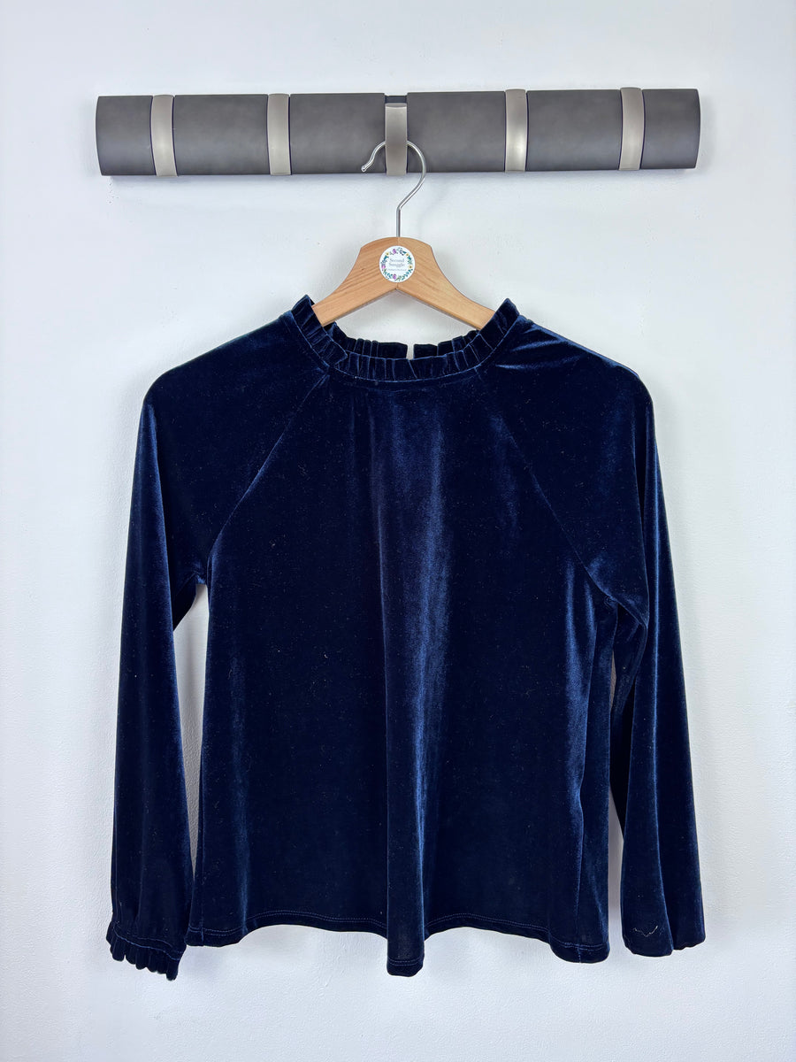 M&S Velvet Top 11–12 Years-Tops-Second Snuggle Preloved