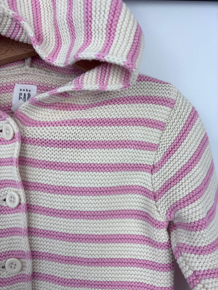 GAP Knitted Stripe Cardigan 18–24 Months-Cardigans-Second Snuggle Preloved