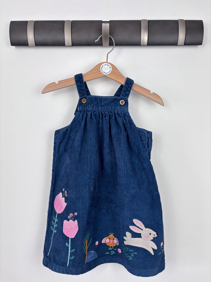 M&S Cord Pinafore Dress 18–24 Months-Dresses-Second Snuggle Preloved