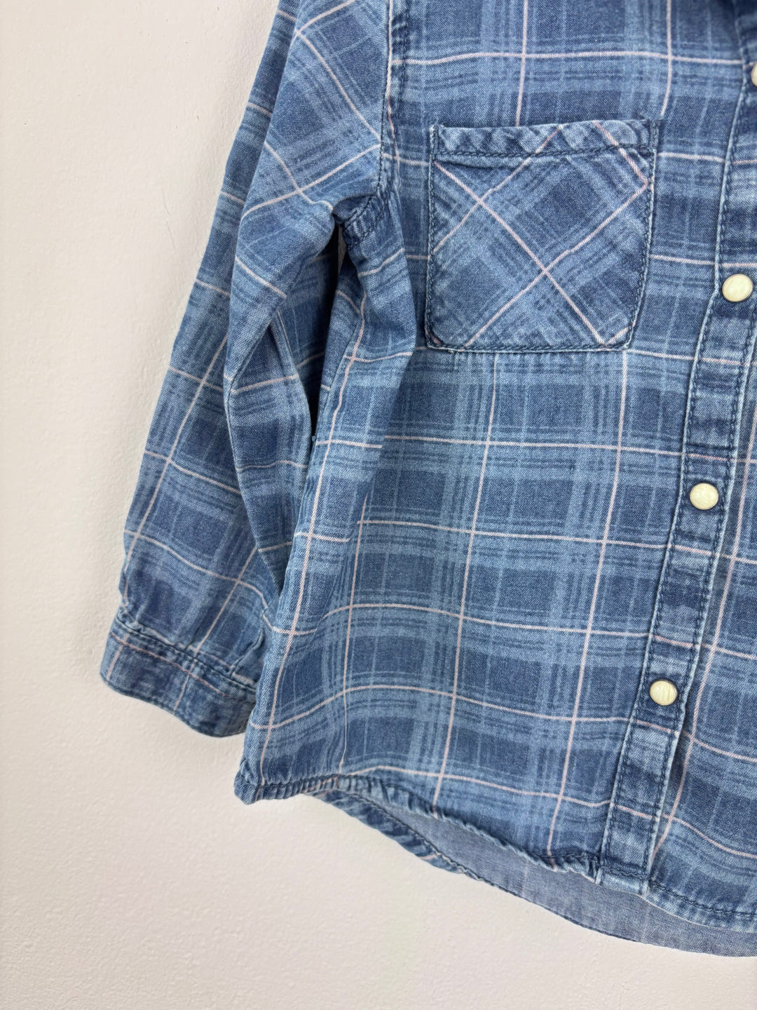 Zara Denim Shirt 2–3 Years-Shirts-Second Snuggle Preloved