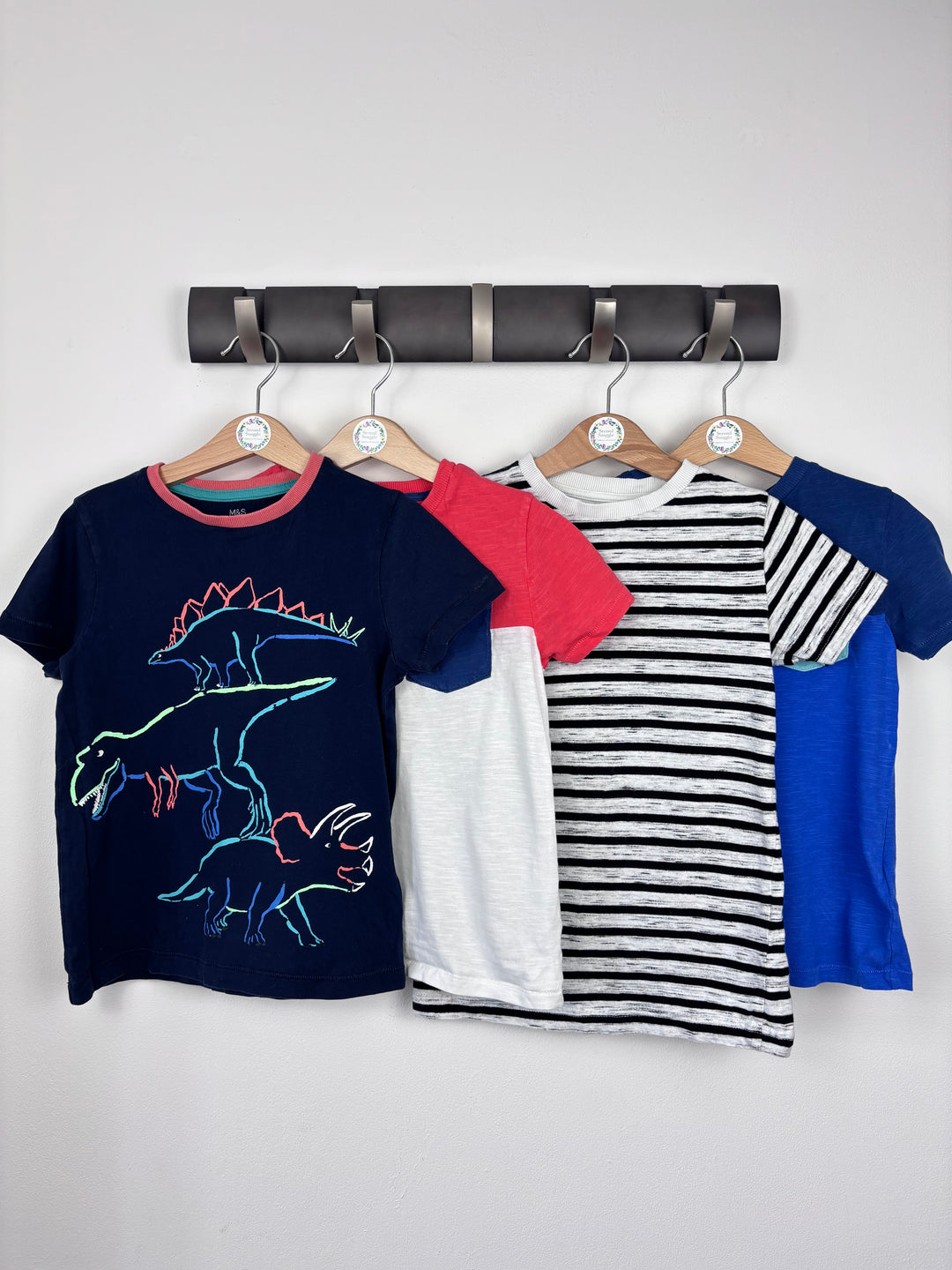 M&S 4 Pack T-Shirts 5-6 Years-Tops-Second Snuggle Preloved
