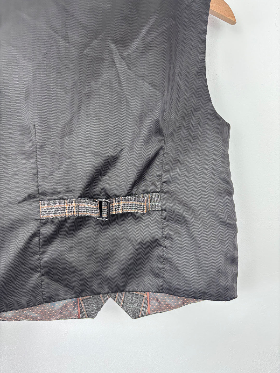 Next Checked Waistcoat 5–6 Years-Suits-Second Snuggle Preloved
