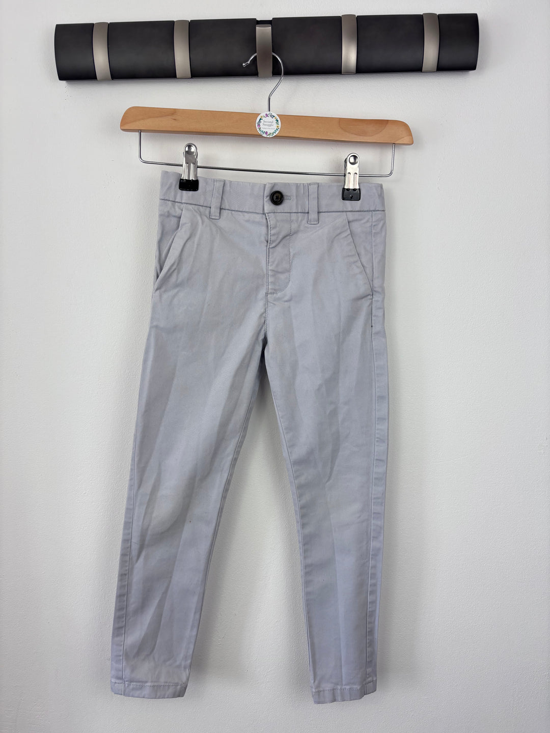 M&S Grey Chinos 4-5 Years-Trousers-Second Snuggle Preloved