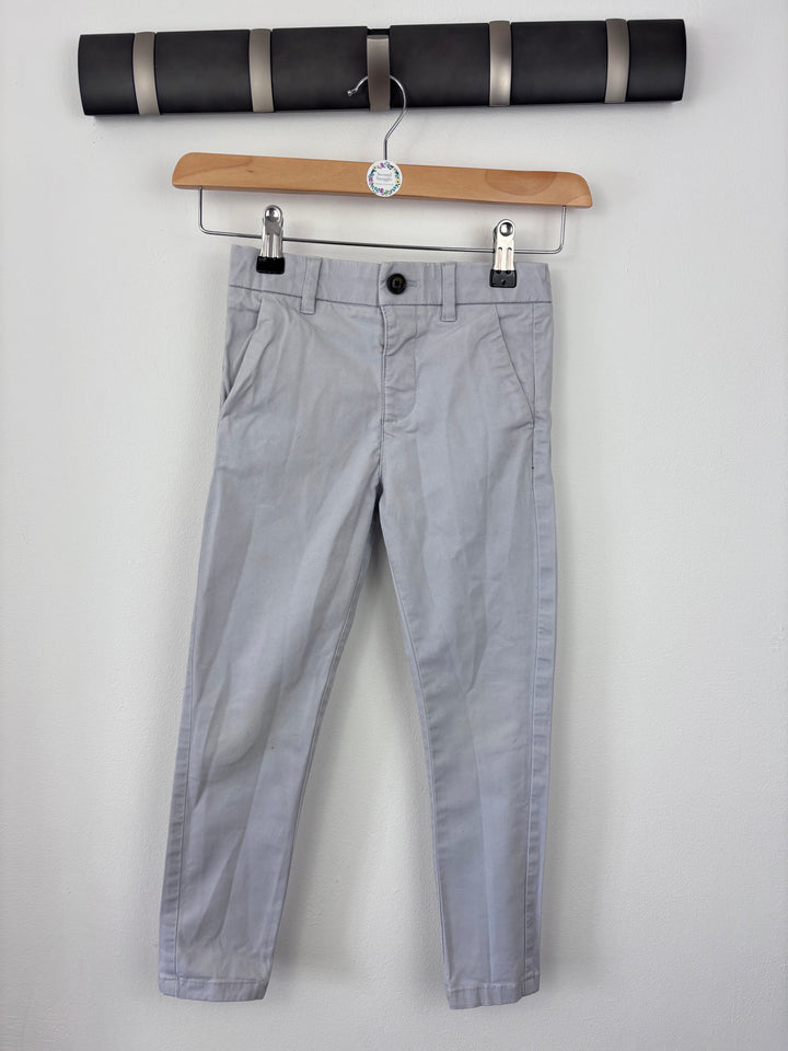 M&S Grey Chinos 4-5 Years-Trousers-Second Snuggle Preloved