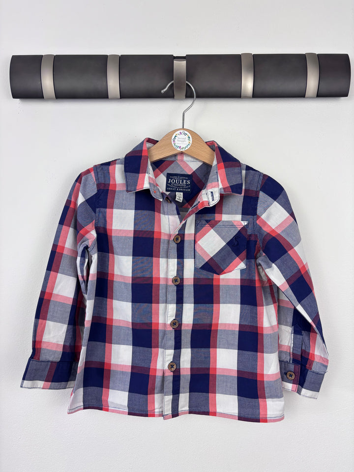 Joules Checked Shirt 2-3 Years-Shirts-Second Snuggle Preloved