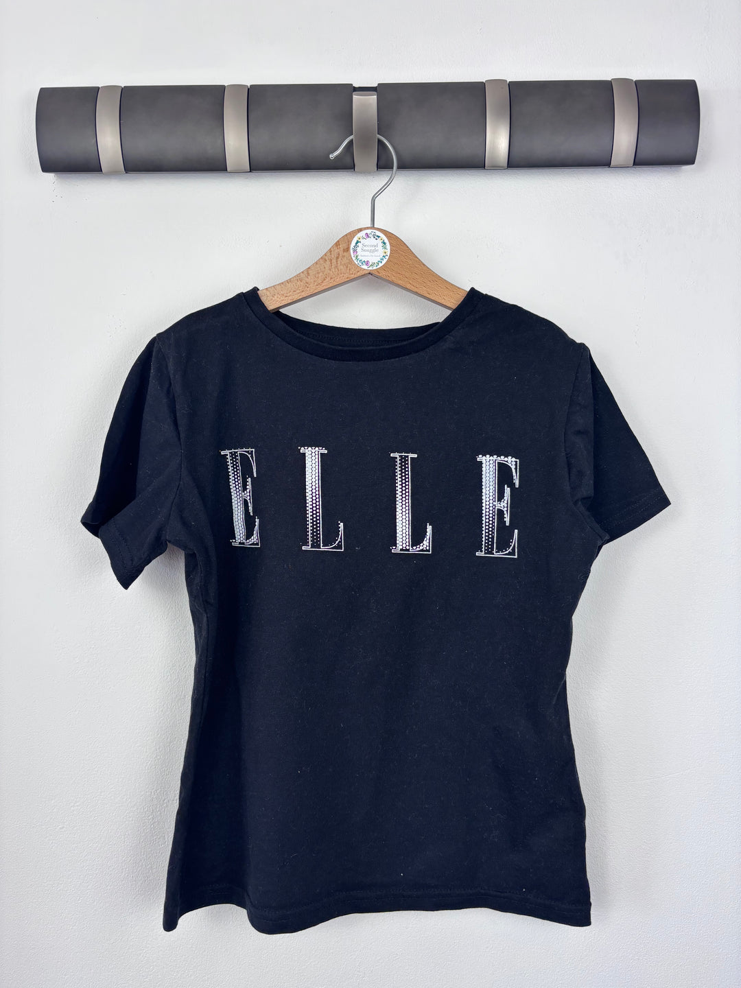 Elle Black T-Shirt 10-11 Years-Tops-Second Snuggle Preloved