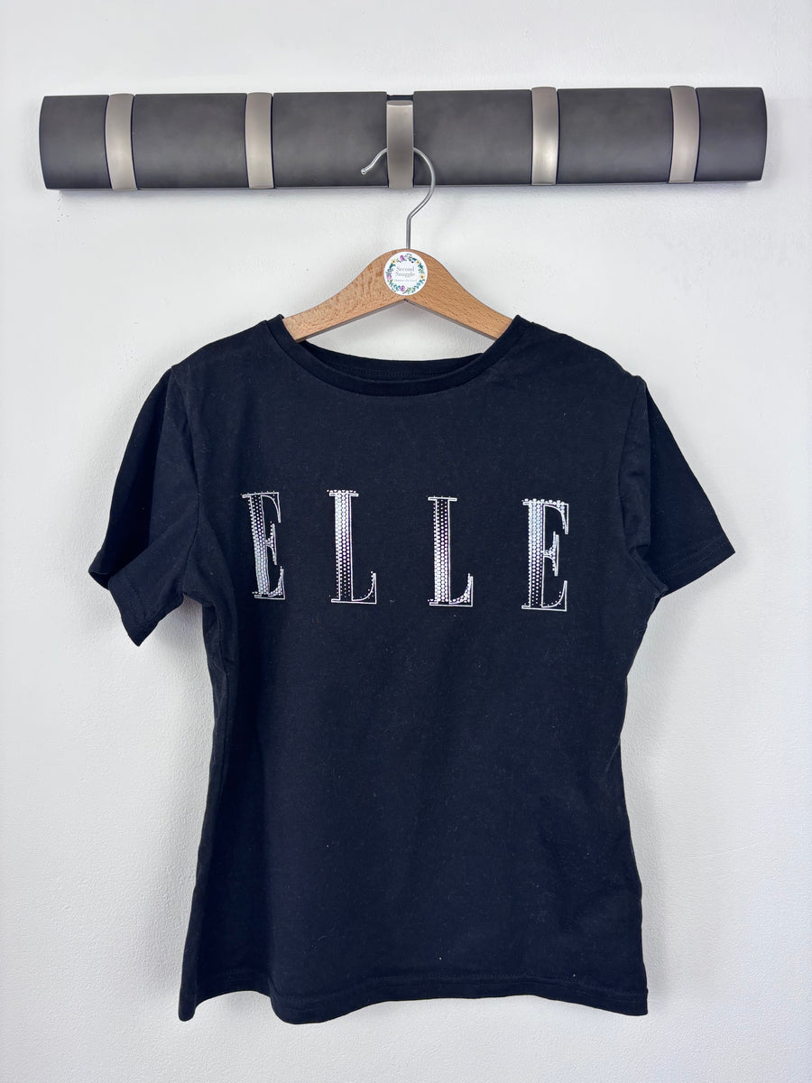 Elle Black T-Shirt 10-11 Years-Tops-Second Snuggle Preloved