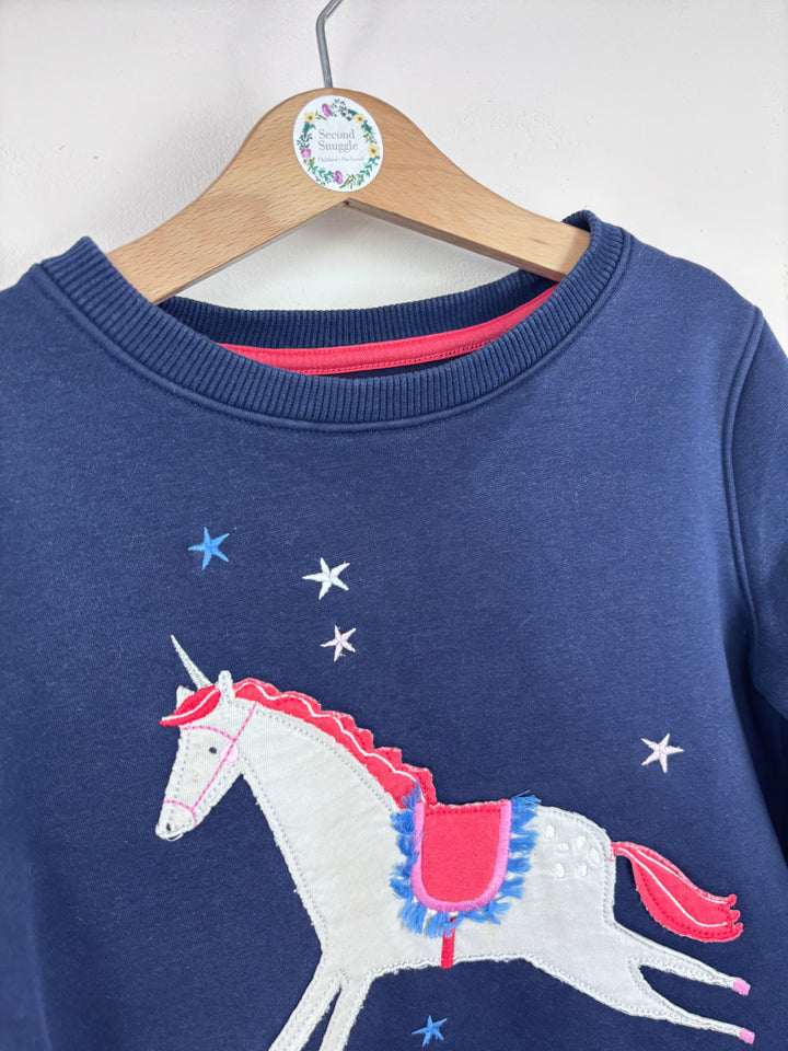 Joules Unicorn Sweatshirt 8 Years-Jumpers-Second Snuggle Preloved