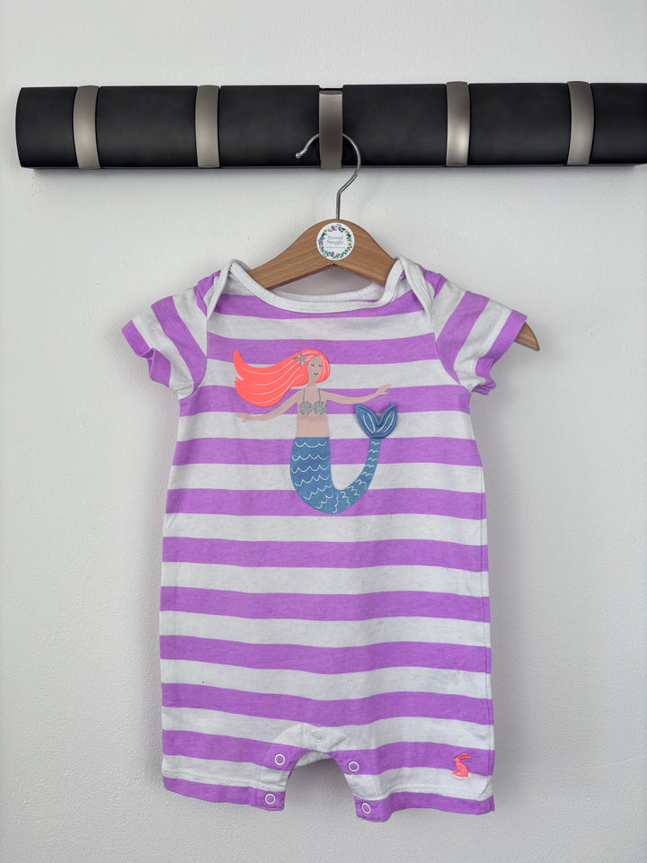 Joules Mermaid Romper 6–9 Months-Rompers-Second Snuggle Preloved