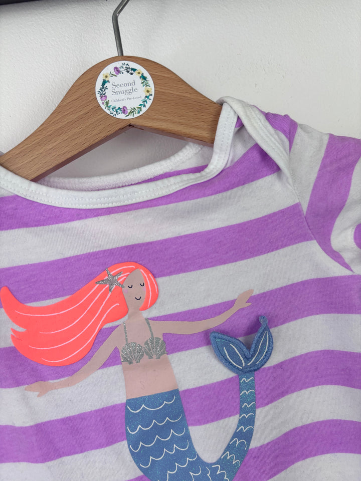 Joules Mermaid Romper 6–9 Months-Rompers-Second Snuggle Preloved