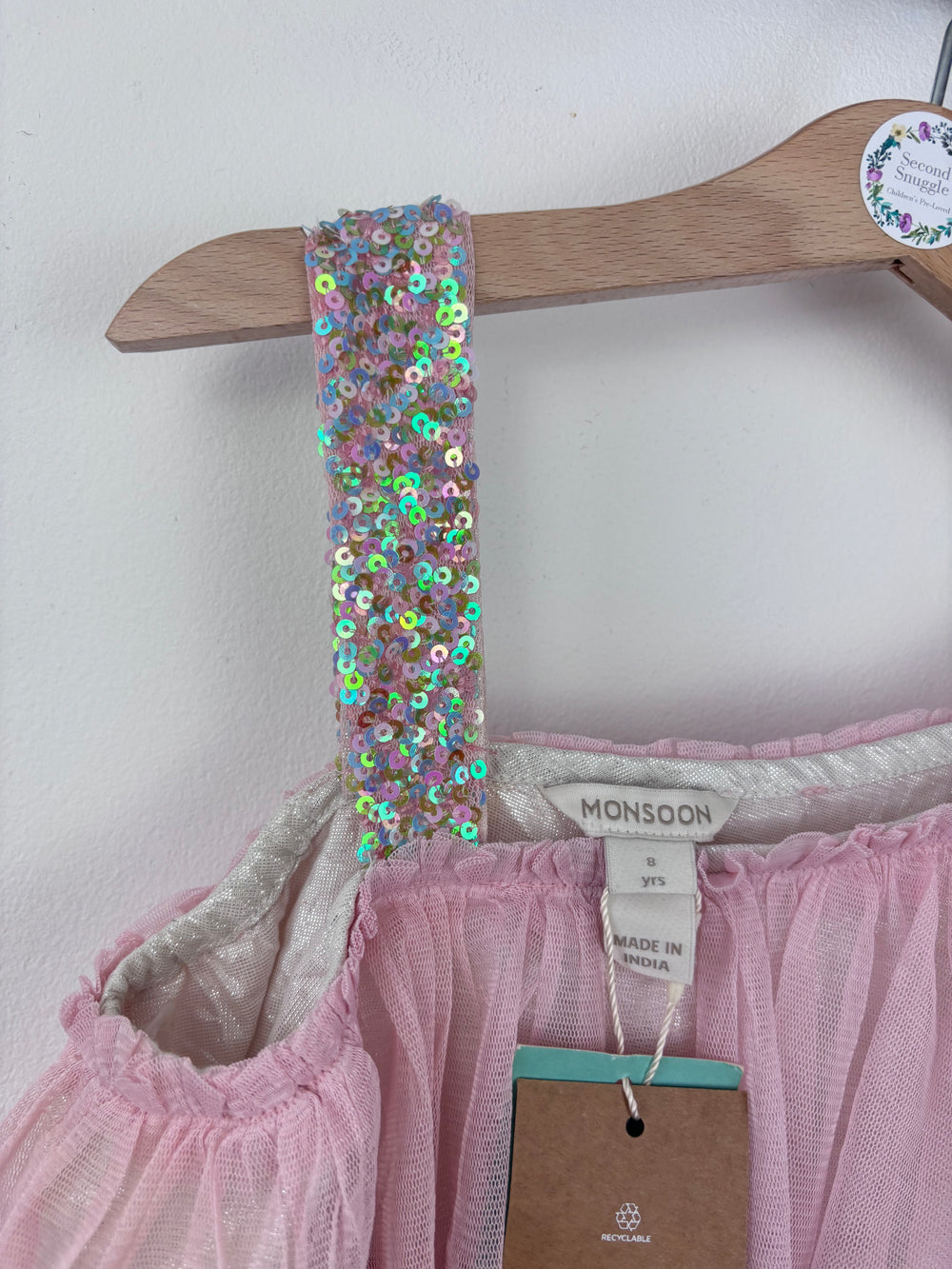 Monsoon Rainbow Tulle Dress 8 Years-Dresses-Second Snuggle Preloved