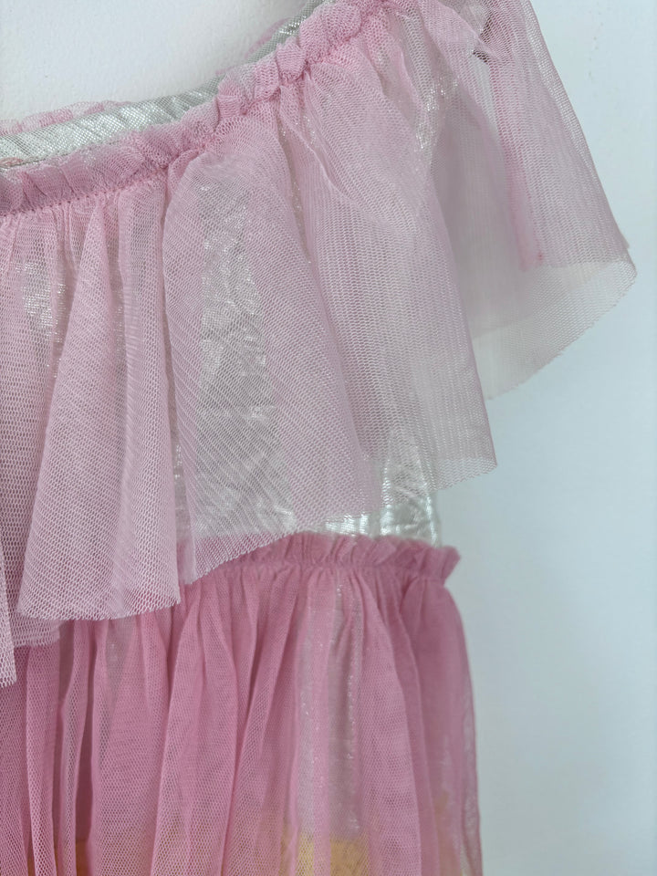 Monsoon Rainbow Tulle Dress 8 Years-Dresses-Second Snuggle Preloved
