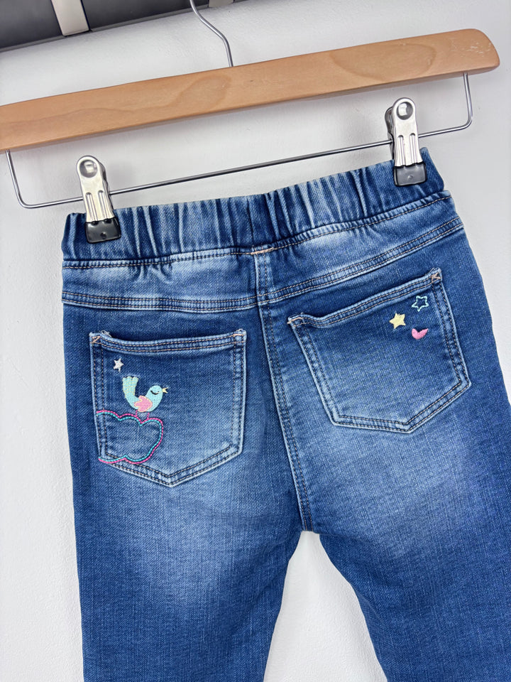 Next Unicorn Rainbow Jeans 5-6 Years-Trousers-Second Snuggle Preloved