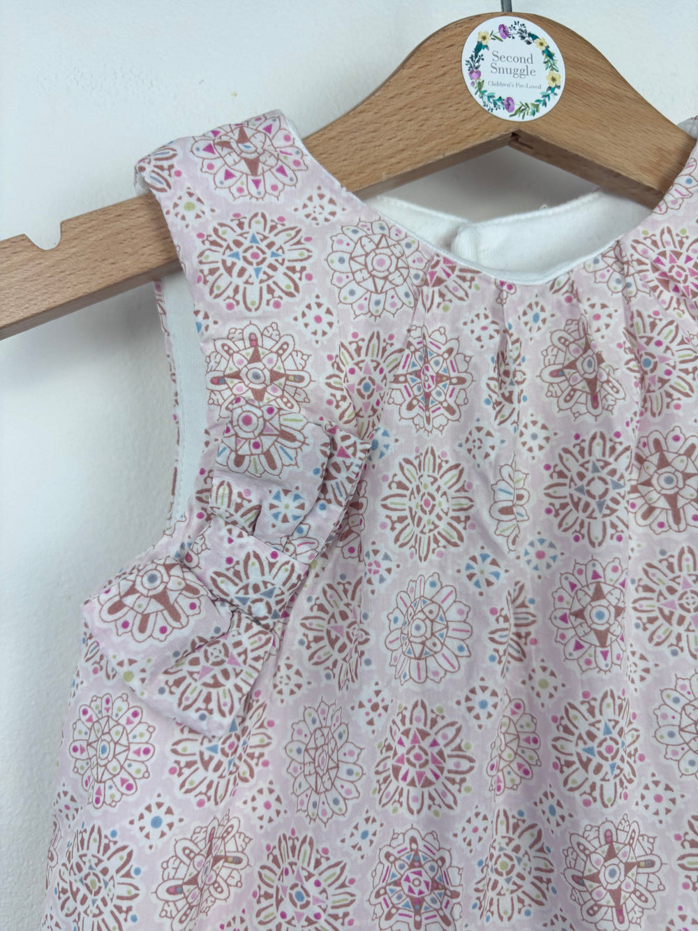 Jacadi Patterned Romper 6 Months-Rompers-Second Snuggle Preloved