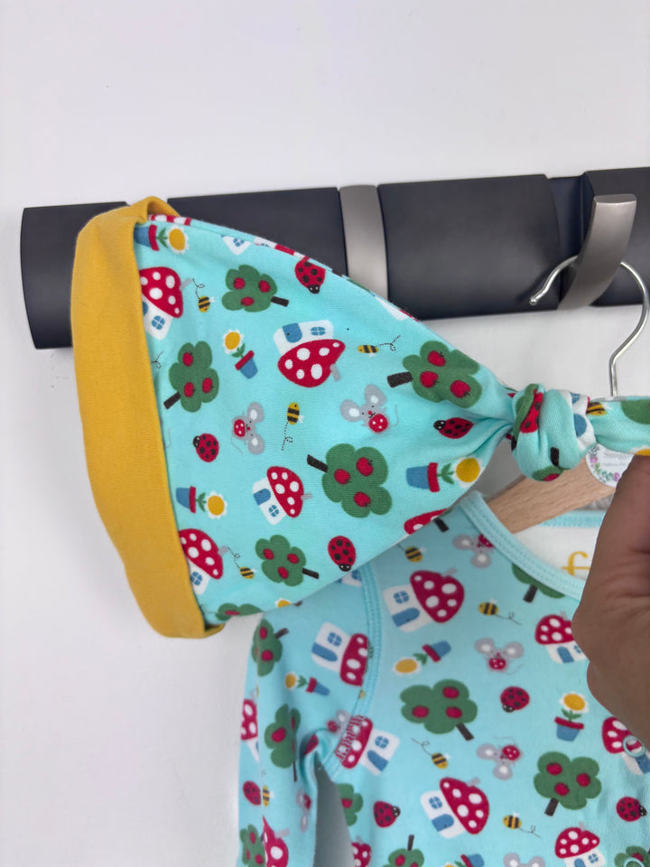 Frugi Sleepsuit, Vest & Hat Set 3-6 Months-Sets-Second Snuggle Preloved