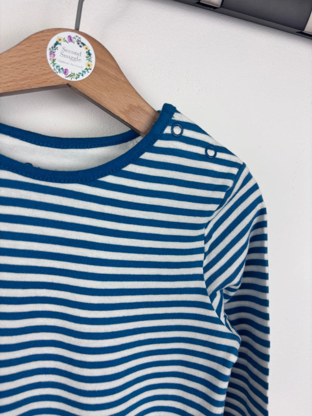 Frugi Rainbow Stripe Skater Dress 3–4 Years-Dresses-Second Snuggle Preloved