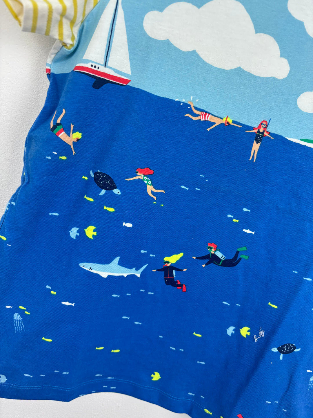Mini Boden Sea Print T-Shirt 11–12 Years-Tops-Second Snuggle Preloved