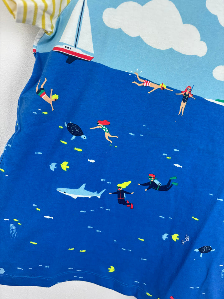 Mini Boden Sea Print T-Shirt 11–12 Years-Tops-Second Snuggle Preloved