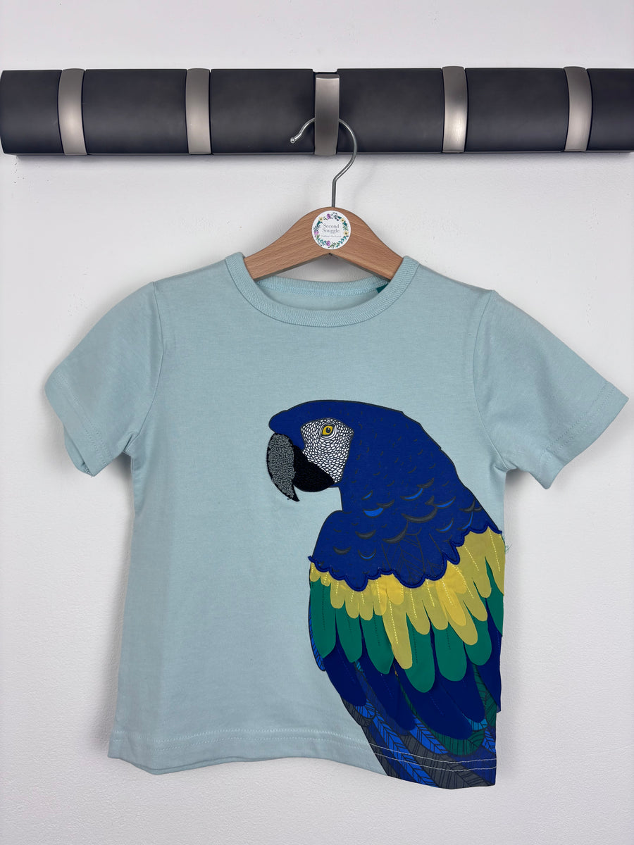 Mini Boden Parrot Appliqué Tee 2–3 Years-Tops-Second Snuggle Preloved