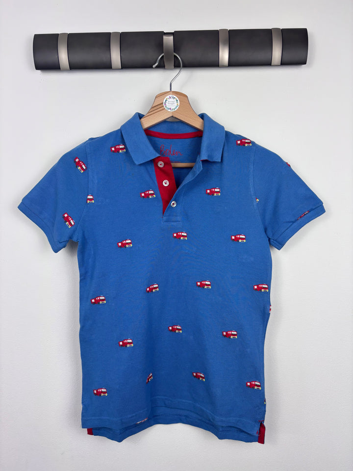Mini Boden London Bus Polo Shirt 9–10 Years-Tops-Second Snuggle Preloved