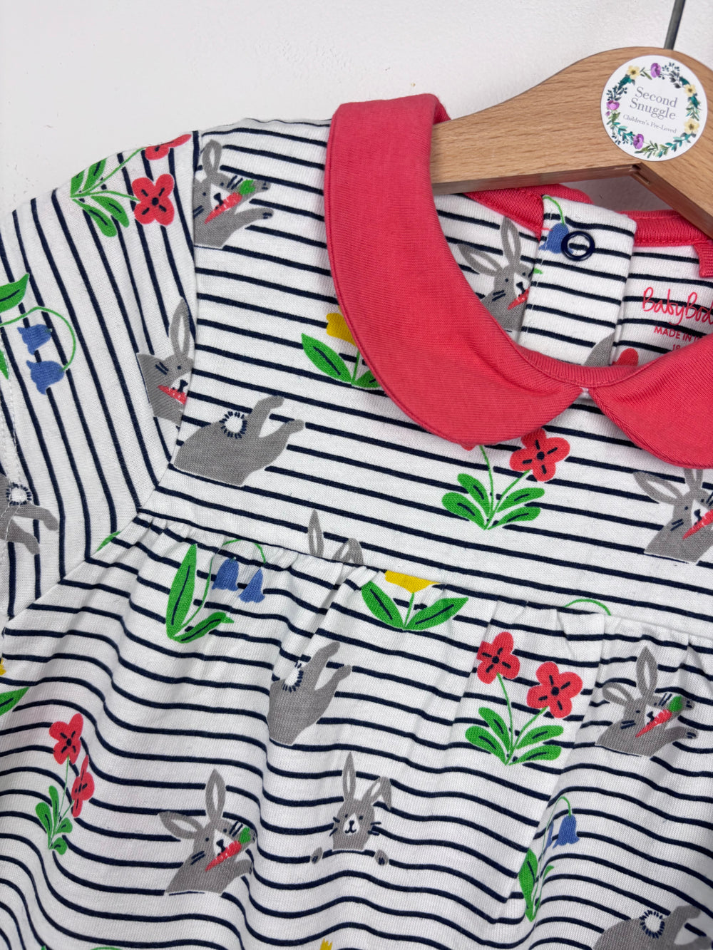 Baby Boden Striped Animal Dress with Bloomers 18–24 Months-Dresses-Second Snuggle Preloved